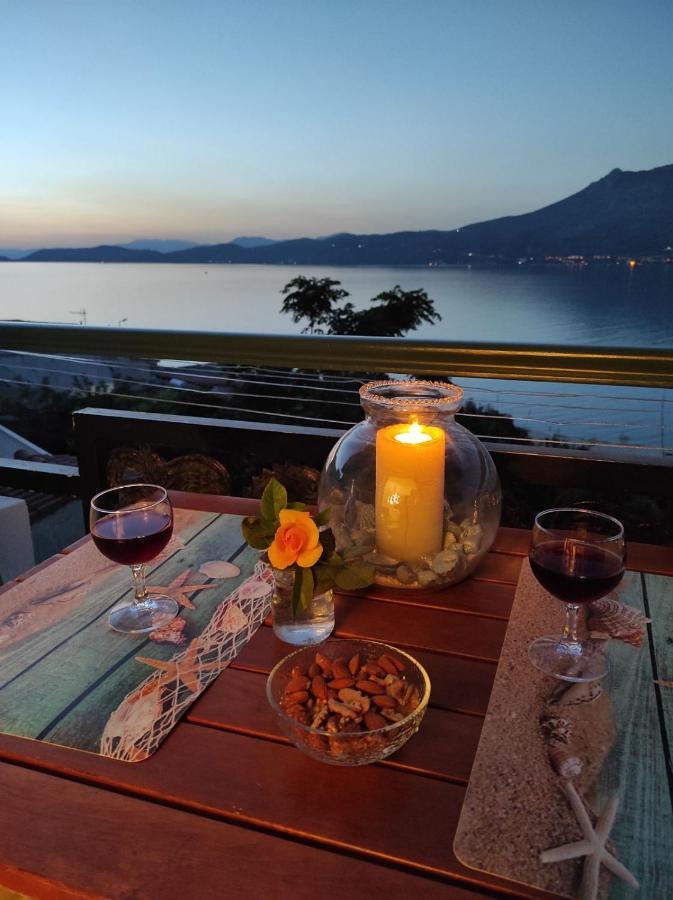 Seaside Sunset Apartman Corinth Kültér fotó